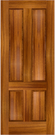 Raised  Panel   Long  Wood  Teak  Doors